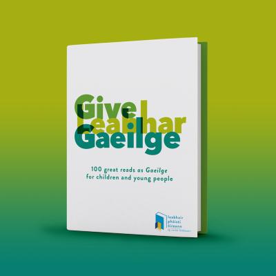 Give Leabhar Gaeilge cover artwork - Fintan Wall, March 2024