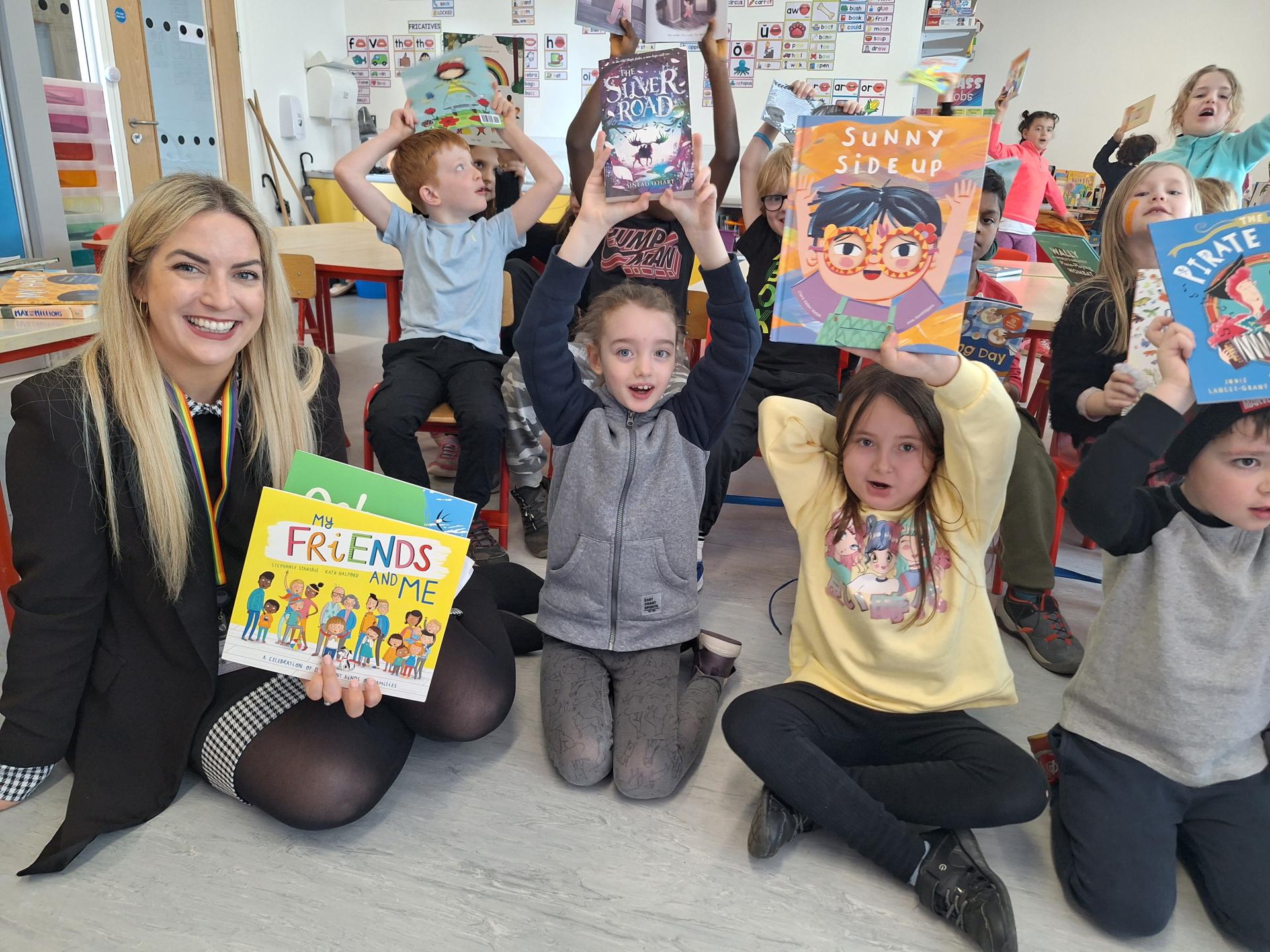 Free To Be Me library in Leixlip Educate Together National School.