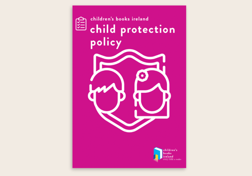Child Protection Policy cover on plain background