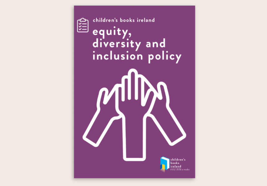 Equity, Diversity and Inclusion Policy cover on plain background